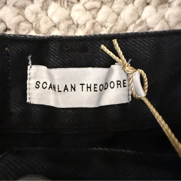 Scanlan Theodore NWT Skater Skirt in Washed Black Size AU 4/US 0